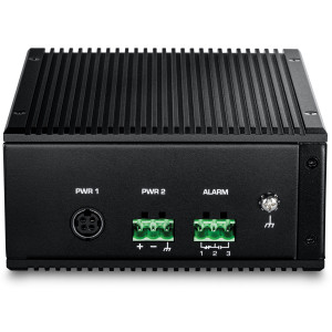 TRENDnet TI-BG50611 6-Port Ethernet Switch, 4 2.5G PoE++ ports, 1 10G RJ-45 port, 1 10G SFP+ slot, 60 Gbps switching capacity, DIN-rail/wall mount